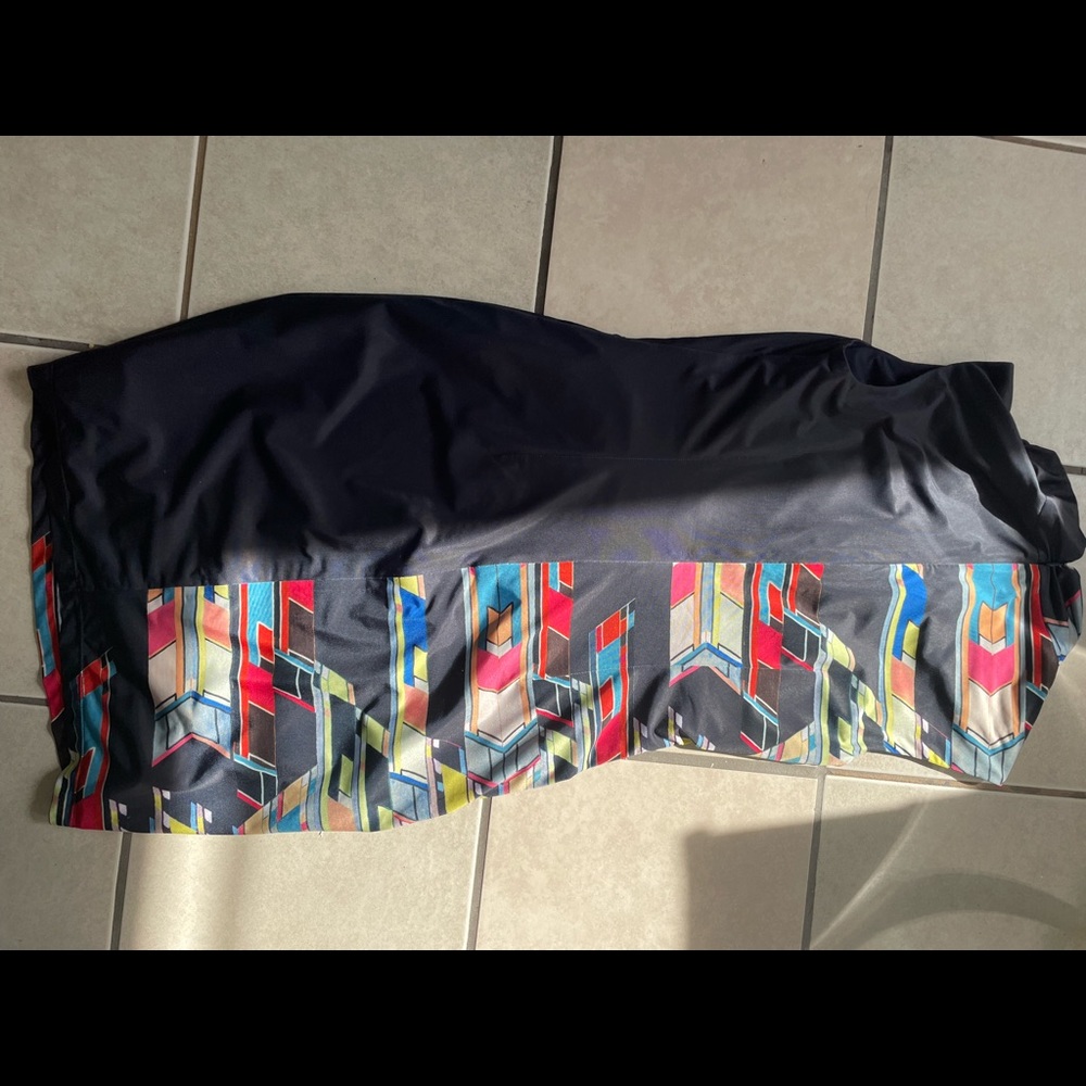 Phoebe Couture Colorblock/Geometric Dress